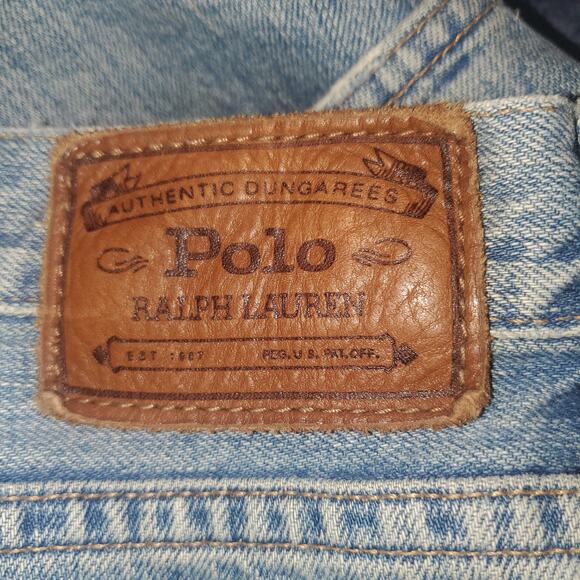 Vintage Polo Ralph Lauren Men’s 38x29 Dungarees Country Fit Straight Denim Jeans - Picture 1 of 14